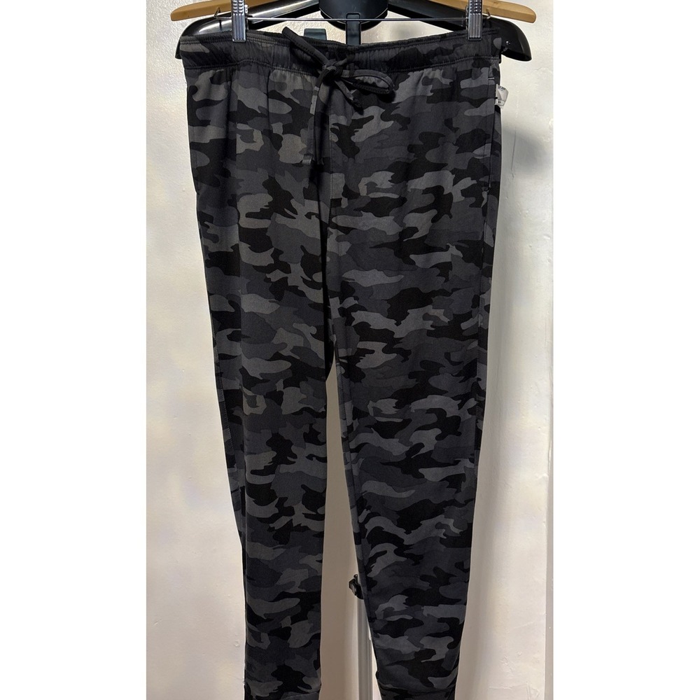 Athletic Works Black Gray Camo Women's Soft Jogger SweatPants‎ Med/child